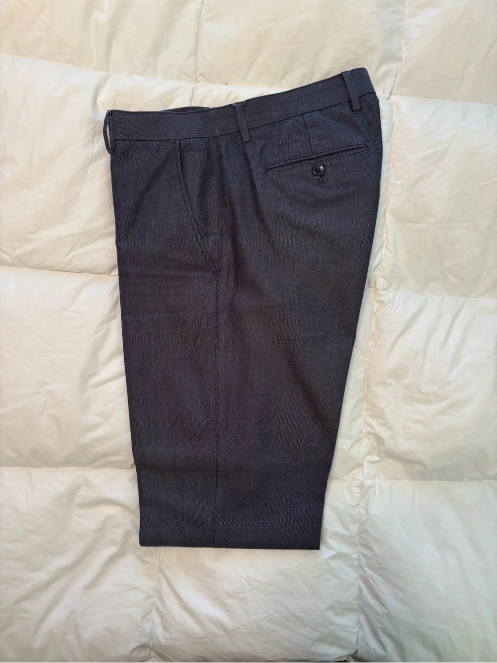 Banana Republic Dark Navy Dress Pants - Slim Fit